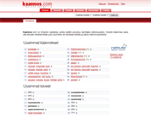 Tablet Screenshot of maksuton-sanakirja.info